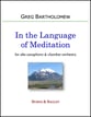 In the Language of Meditation Orchestra sheet music cover